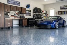 Flake Epoxy Garage Flooring