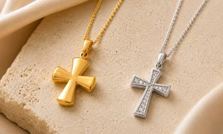 Why White Gold Cross Pendants Feel Different from Yellow Gold