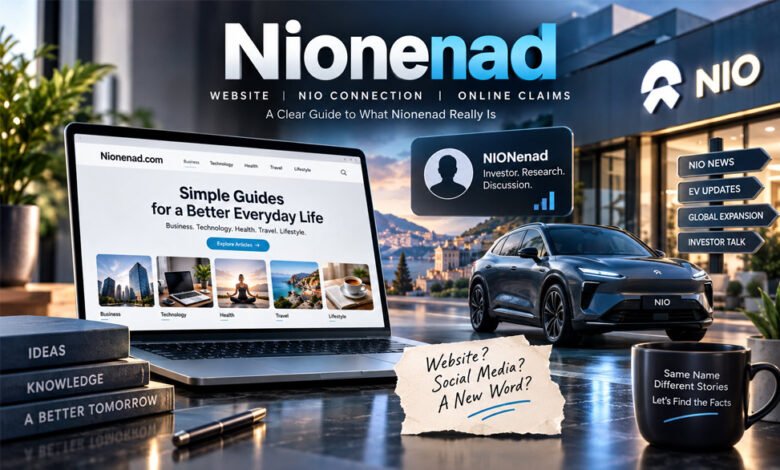 Nionenad Review: Website, NIO Connection, and Online Claims