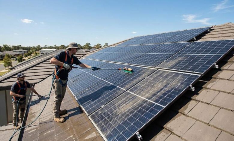 How often do solar panels need to be cleaned?