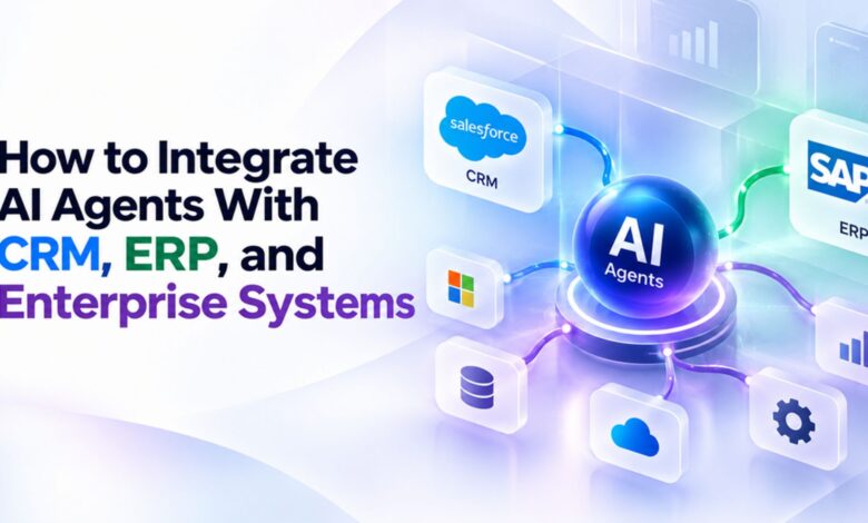 How to Integrate AI Agents With CRM, ERP, and Enterprise Systems