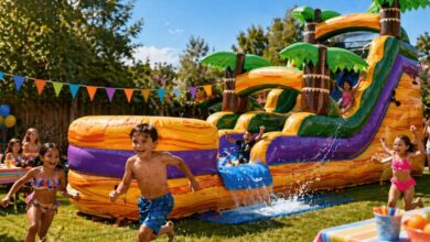 Planning the Perfect Outdoor Celebration With a Water Slide