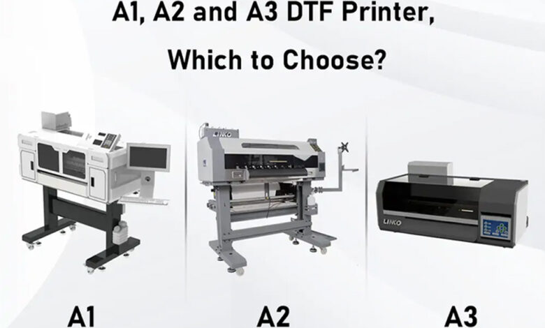A1 vs. A2 vs. A3 DTF Printers: How to Choose the Right Size