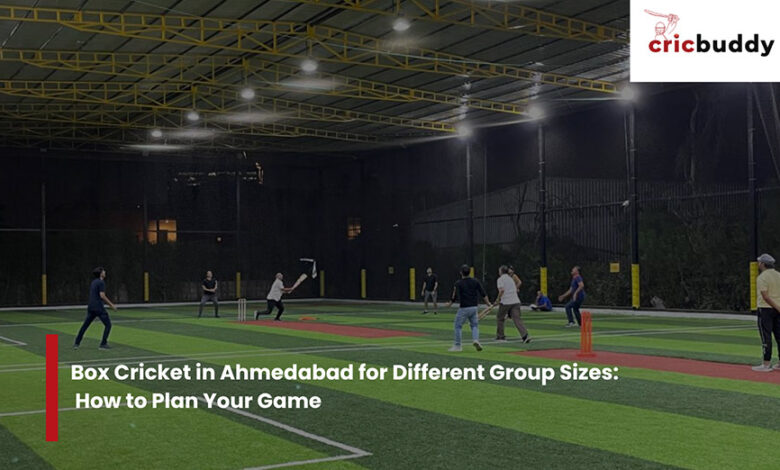 Box Cricket in Ahmedabad for Different Group Sizes: How to Plan Your Game