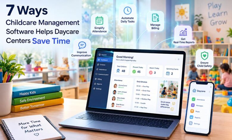 7 Ways Childcare Management Software Helps Daycare Centers Save Time