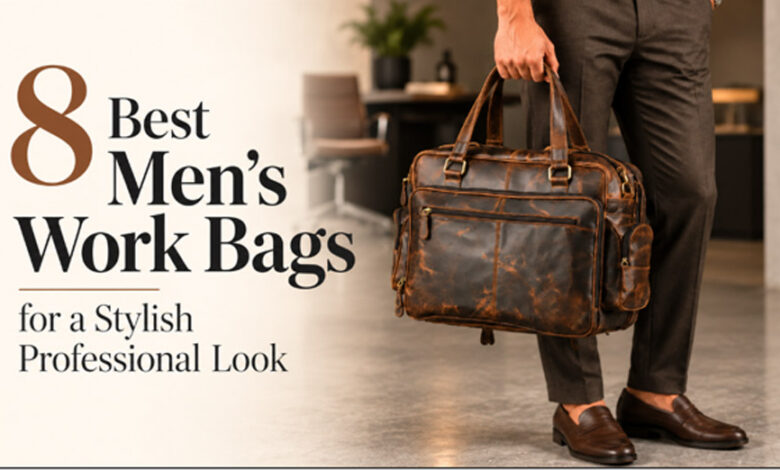 8 Best Men's Work Bags for a Stylish Professional Look