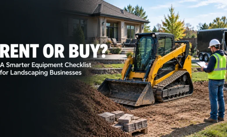 Renting or Buying a Mini Track Loader: A Checklist for Landscaping Businesses
